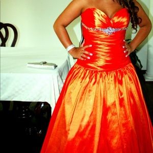 Orange Prom Dress